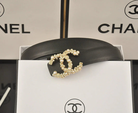 2025 5 color perfume bottle double C belt