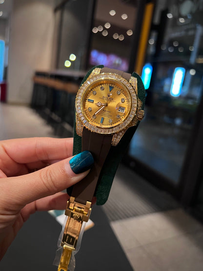 2026 New Arrival 👾 Diamond-Dial Watch 👺 A top-tier collectible, a must-have for anyone who dislikes the ubiquitous Submariner.