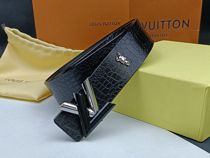 2025 3 Colors  printed letter leather belt