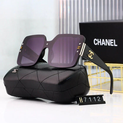 2025 Sunglasses  Retro flower leg large frame sunglasses