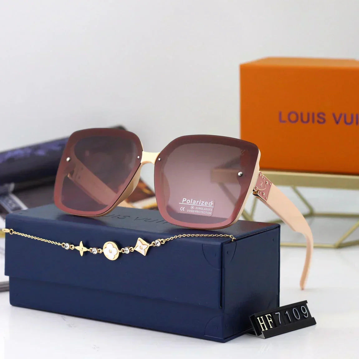 2025 Sunglasses  Large frame UV protection sunglasses