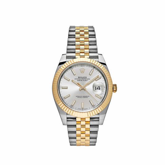 2025 Watch Datejust 126333 Yellow Gold Stainless Steel Silver Dial (2022)