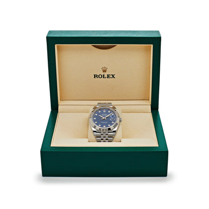 2025 Watch Datejust 126334 Stainless Steel Blue Diamond Dial Jubilee (2023)