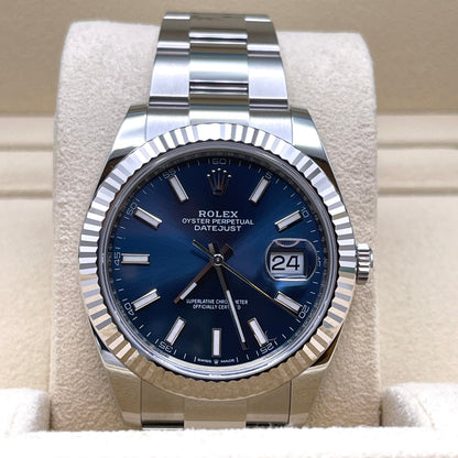 2025 Watch Datejust 126334 Stainless Steel Blue Dial Oyster (2021)