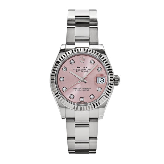 2025 Watch Datejust 278274 Stainless Steel Pink Diamond Dial