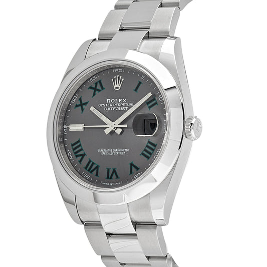 2025 Watch Datejust 126300 'Wimbledon' Stainless Steel Slate Dial Jubilee (2024)