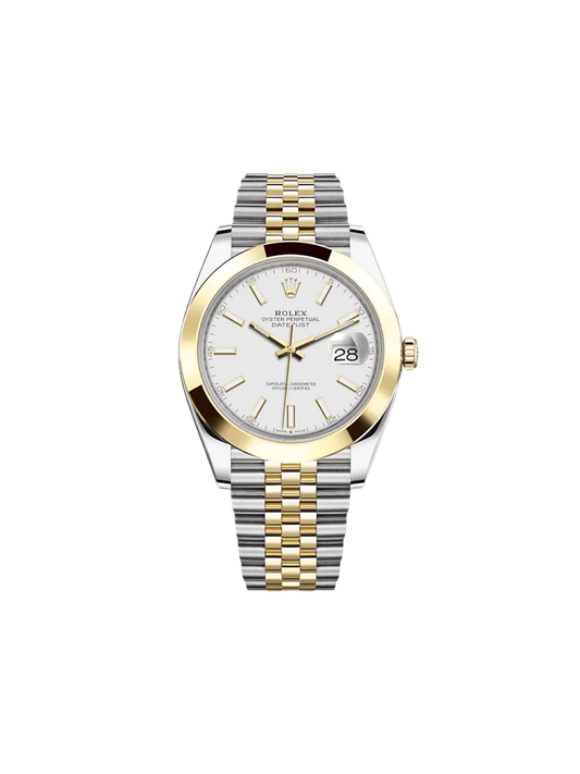2025 Watch Datejust 126303 Stainless Steel Yellow Gold White Dial Jubilee